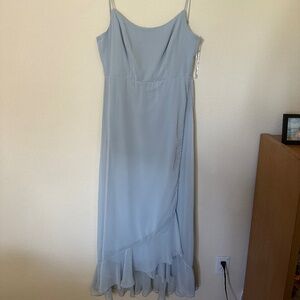 Thread bridesmaid dress